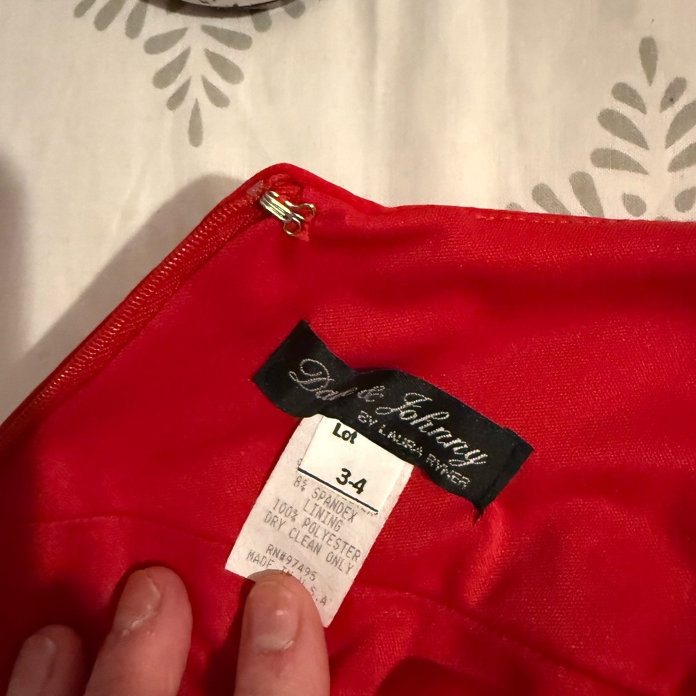 Dave & Johnny Red Dress